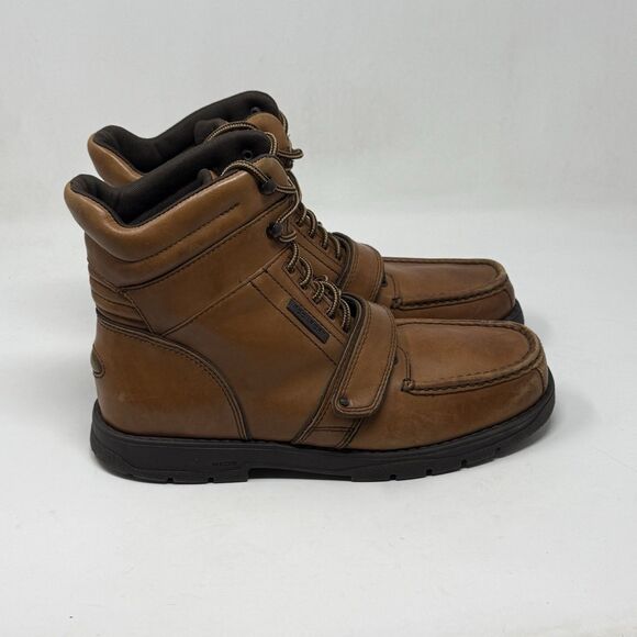 Rockport XCS Chukka Boots Mens 11 M Brown Leather Cross Strap High Ankle Lace Up main image 16